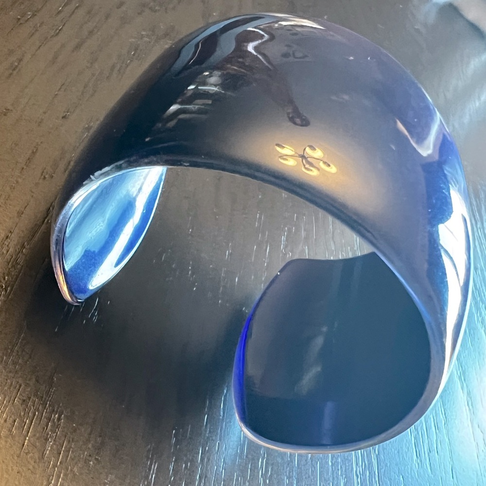 Smooth Cuff Bracelet in Purple
